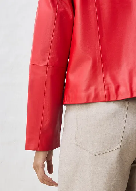 Giacca corta in nappa d'agnello, bonprix