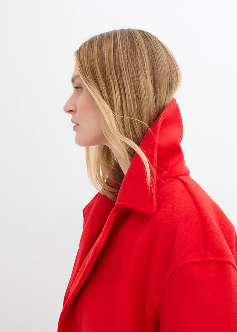 Giacca corta oversize in simil lana, bonprix