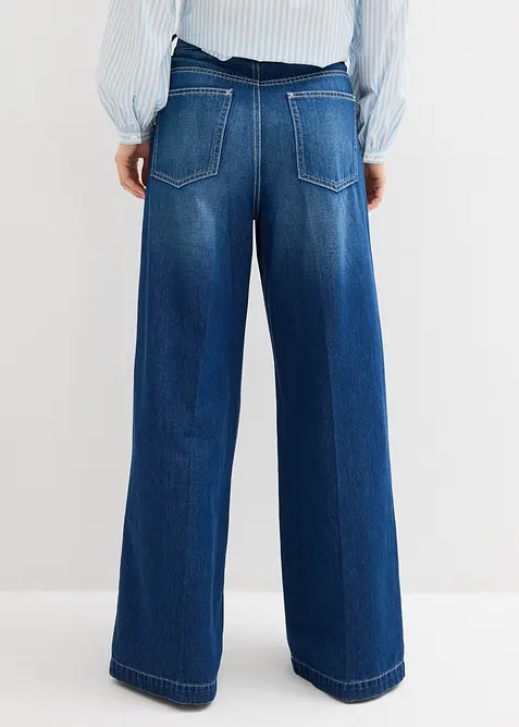 Jeans a palazzo super wide in cotone, bonprix