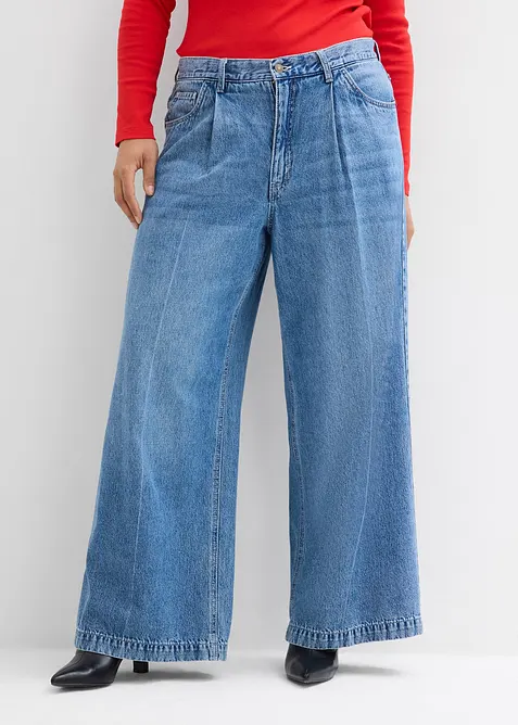 Jeans a palazzo super wide, bonprix