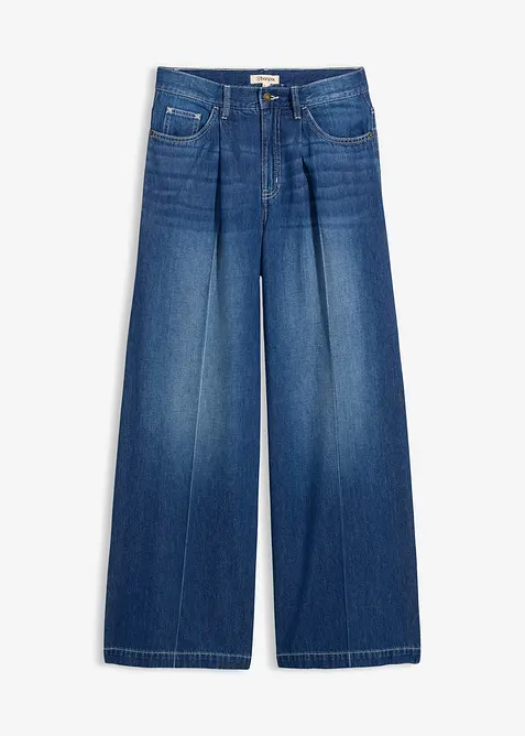 Jeans a palazzo super wide in cotone, bonprix