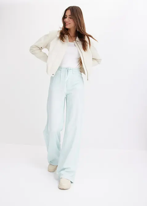 Maglia a maniche lunghe in puro cotone biologico, bonprix