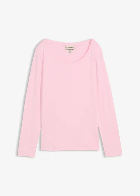 Maglia a maniche lunghe in puro cotone biologico, bonprix