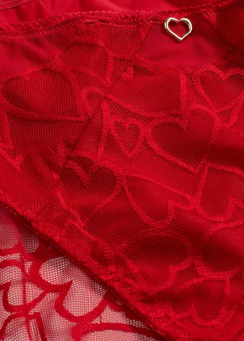 Slip alto con pizzo delicato, bonprix