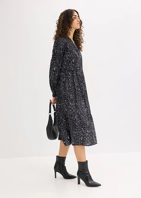 Abito midi in puro cotone, bonprix