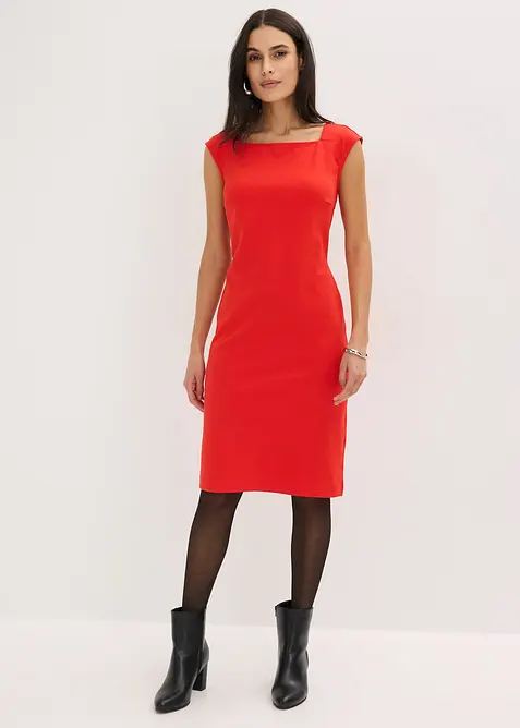 Abito a tubino in punto di Roma, bonprix