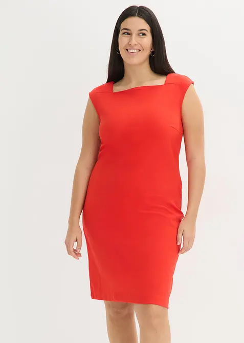 Abito a tubino in punto di Roma, bonprix