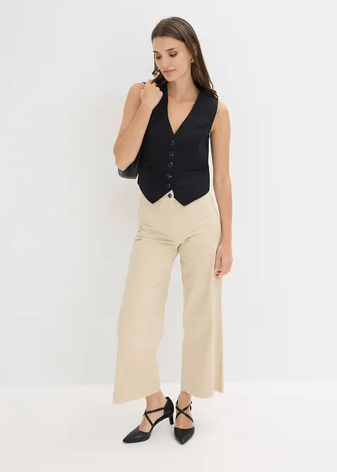 Gilet in misto viscosa fluente, bonprix