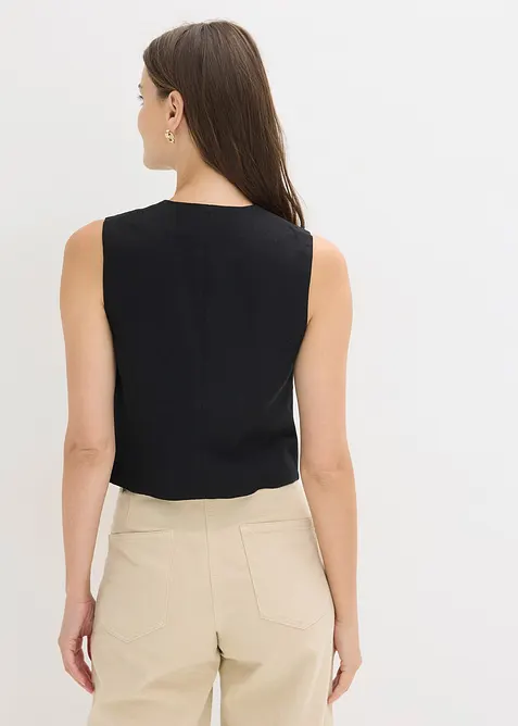 Gilet in misto viscosa fluente, bonprix