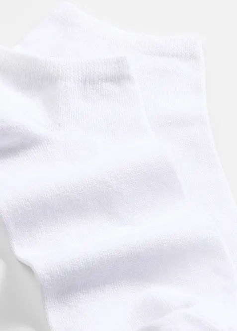 Calzini per sneakers con cotone biologico (pacco da 8 paia), bonprix