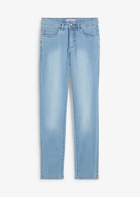 Jeans elasticizzati straight, vita media, bonprix