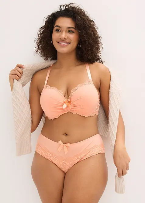 Panty con pizzo floreale, bonprix