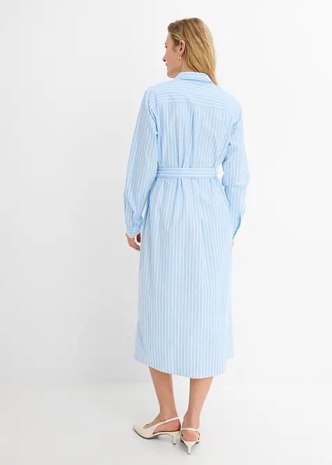 Abito chemisier in puro cotone, bonprix