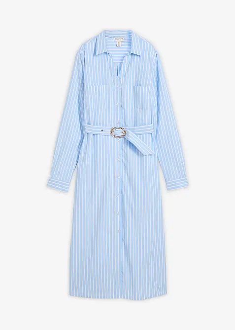 Abito chemisier in puro cotone, bonprix