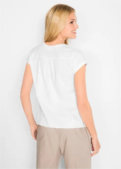 Maglia in cotone a maniche corte, bonprix