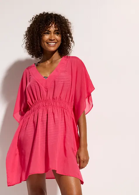 Tunica copricostume trasparente con scollo a V, bonprix