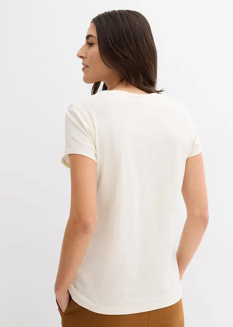 T-shirt in puro cotone biologico (pacco da 2), bonprix