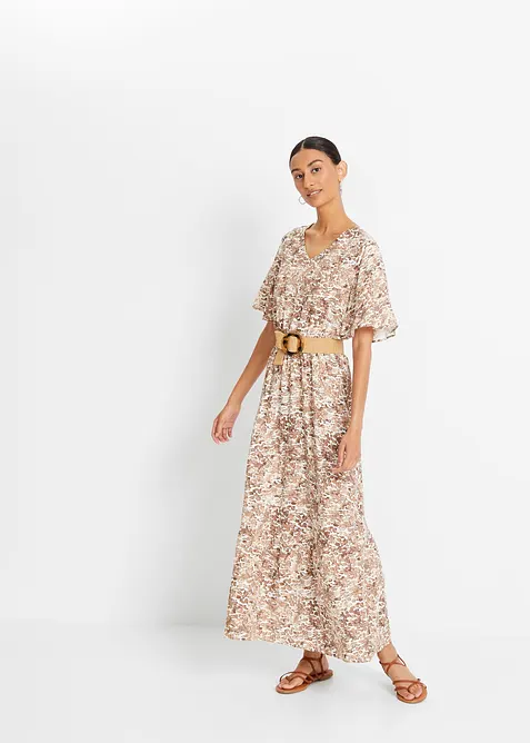 Cintura effetto paglia a vita alta, bonprix