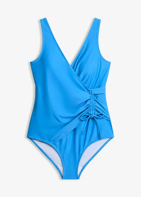 Costume intero con arricciatura ed effetto modellante leggero, bonprix