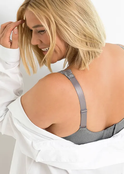 Reggiseno minimizer con spalline imbottite (pacco da 2), bonprix