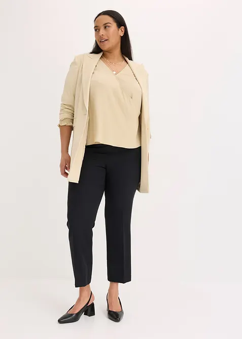 Pantaloni in tessuto elasticizzato, bonprix