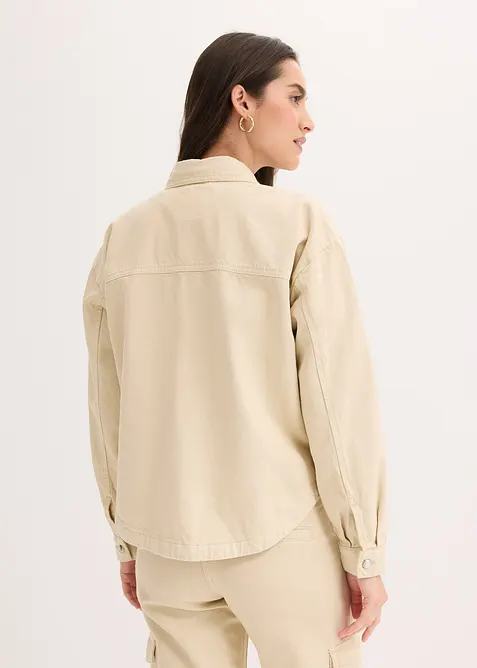 Giacca-camicia in puro cotone, bonprix