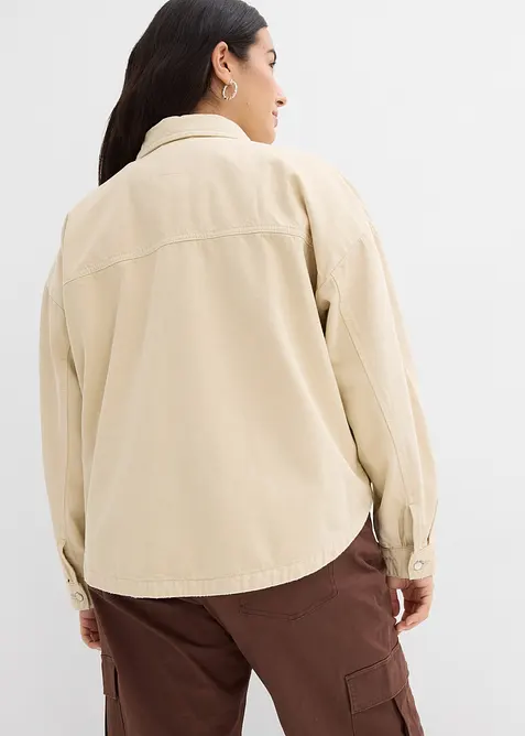 Giacca-camicia in puro cotone, bonprix