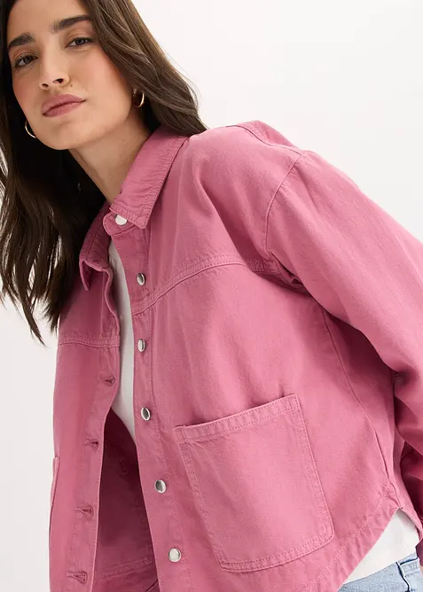 Giacca-camicia in puro cotone, bonprix