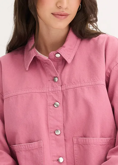 Giacca-camicia in puro cotone, bonprix