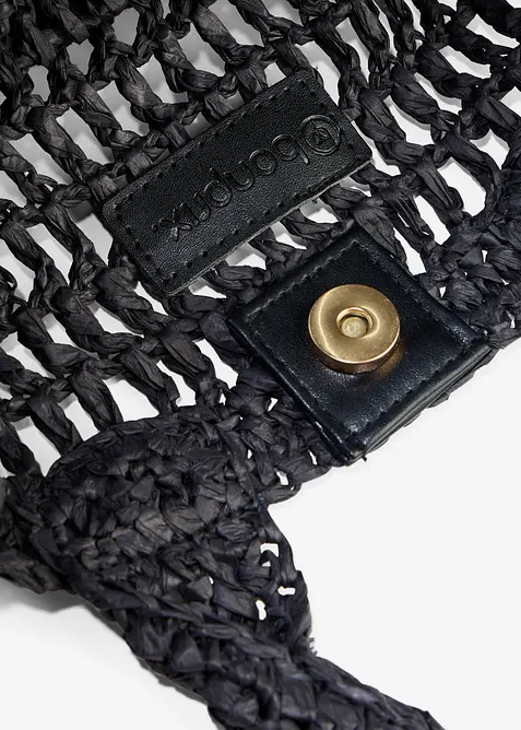 Borsa a tracolla in similpaglia, bonprix