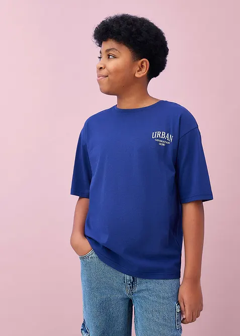 T-shirt oversize in puro cotone biologico, bonprix