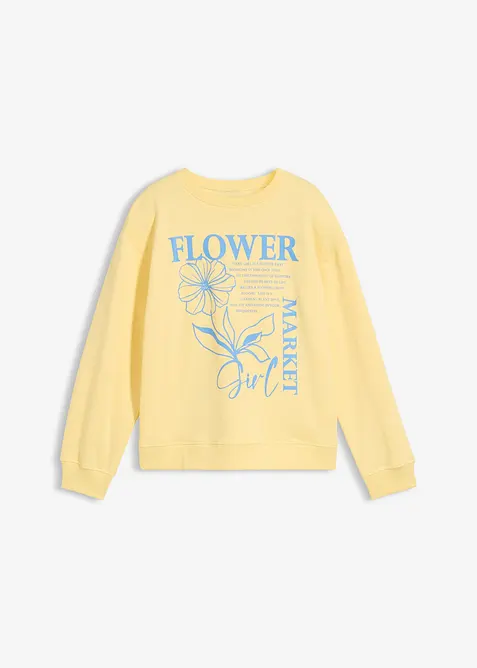 Felpa in puro cotone biologico, bonprix