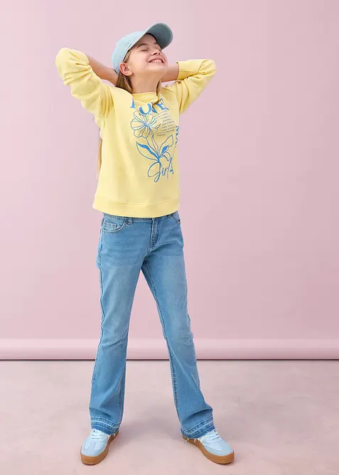 Felpa in puro cotone biologico, bonprix