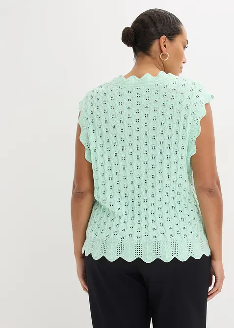 Top in maglia di puro cotone, bonprix