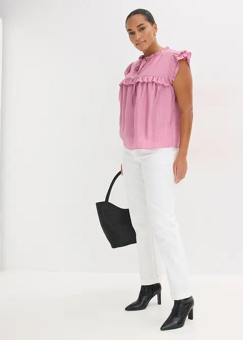 Blusa in misto viscosa, bonprix