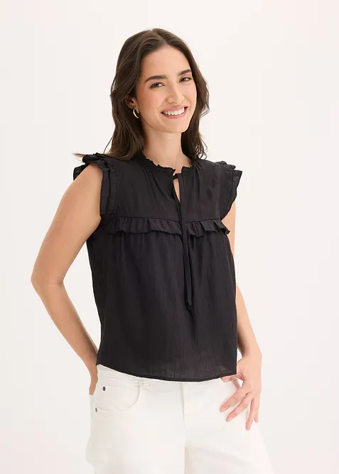 Blusa in misto viscosa, bonprix