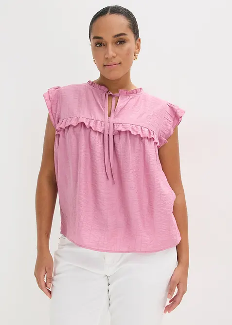 Blusa in misto viscosa, bonprix