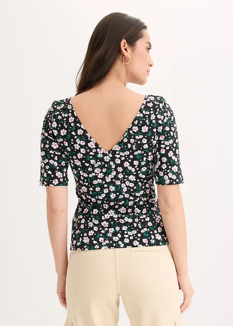 Maglia in cotone elasticizzato, bonprix