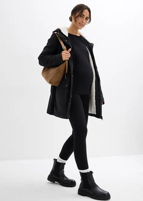 Cappotto pr&eacute;maman imbottito 3 in 1 di media pesantezza con inserto babywearing, bonprix