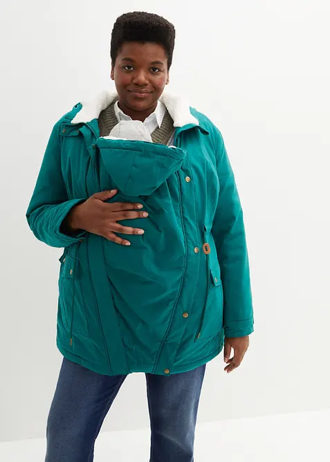 Cappotto pr&eacute;maman imbottito 3 in 1 di media pesantezza con inserto babywearing, bonprix