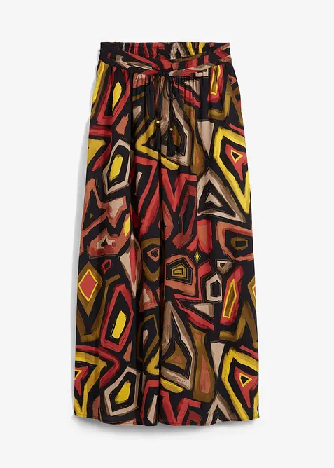 Gonna lunga in viscosa fluente, bonprix