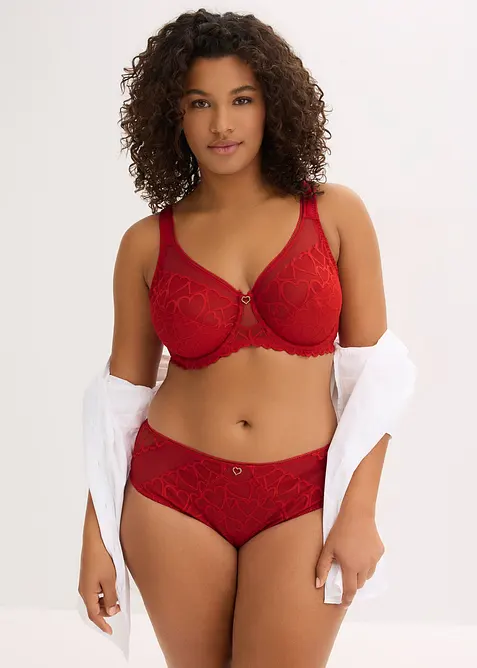 Slip alto con pizzo delicato, bonprix
