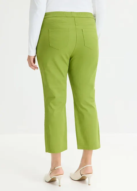 Pantaloni cropped elasticizzati, bonprix