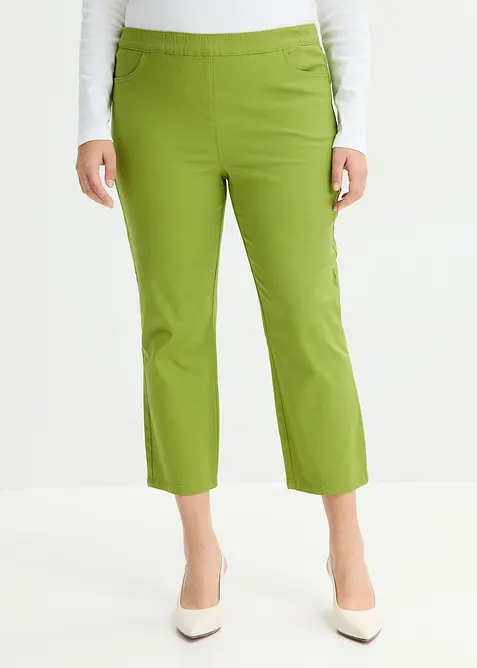 Pantaloni cropped elasticizzati, bonprix