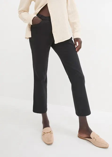 Pantaloni cropped elasticizzati, bonprix