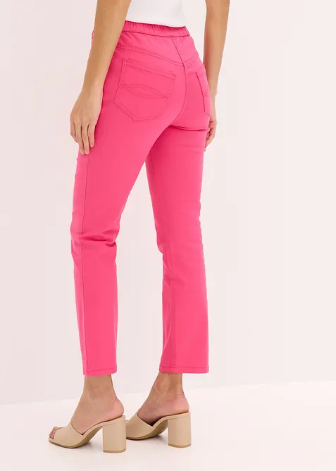 Pantaloni cropped elasticizzati, bonprix