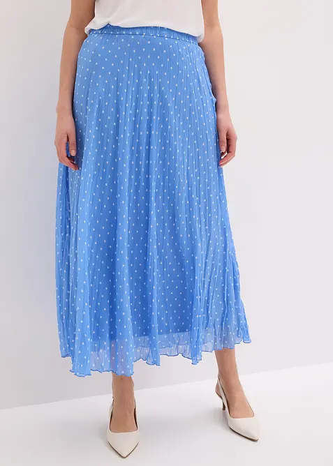 Gonna in chiffon con effetto stropicciato, bonprix