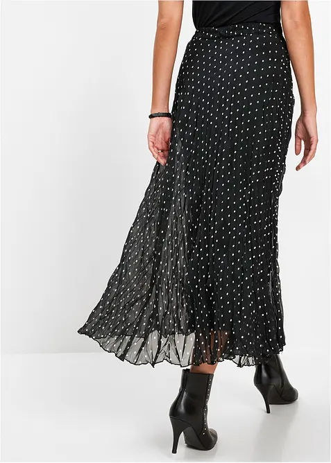 Gonna in chiffon con effetto stropicciato, bonprix