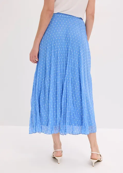 Gonna in chiffon con effetto stropicciato, bonprix