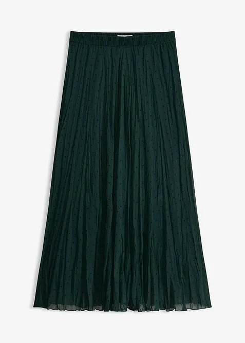 Gonna in chiffon con effetto stropicciato, bonprix